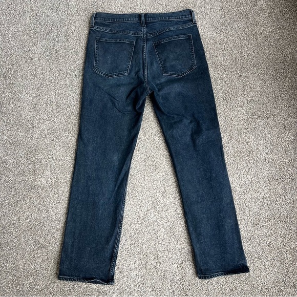 Gap Weathered Black High Rise Straight Leg Jeans, Size 10/30R - Picture 5 of 6